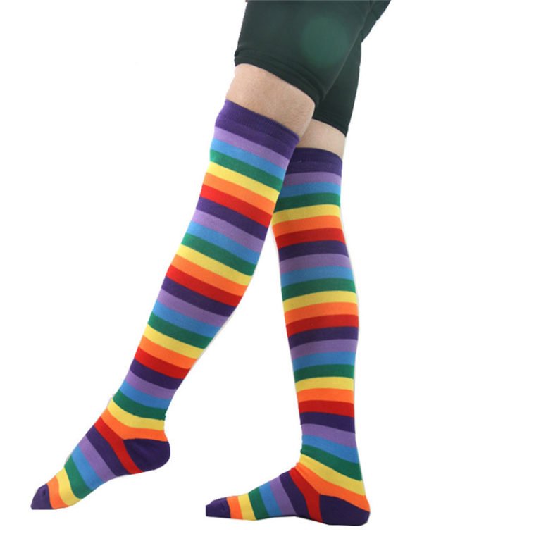 Stylish Rainbow Pride Knee High Socks - Queerks™