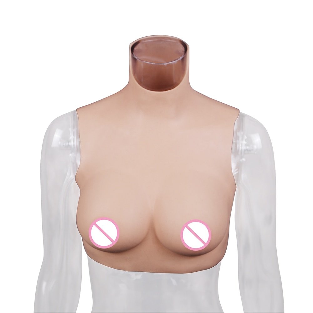 Silicone Breast Forms Breastplate Fake Boobs Prosthesis Crossdresser B-S Cup